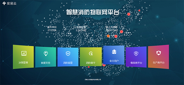 智慧消防物聯(lián)網(wǎng)平臺(tái)系統(tǒng)